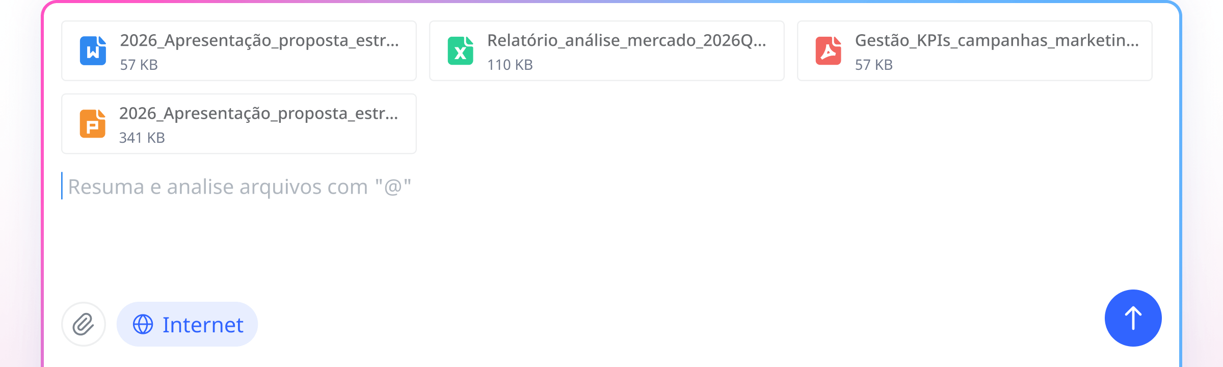 Analise várias reuniões em conjunto