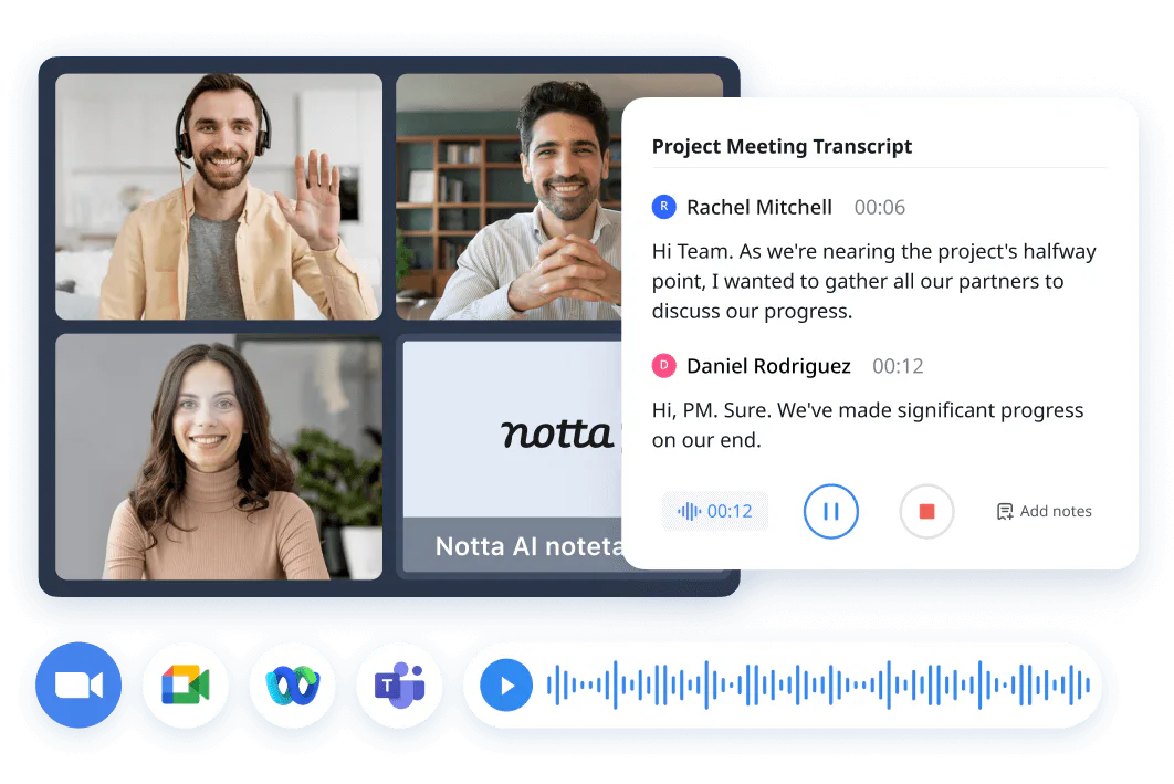 heropage notta meeting bot