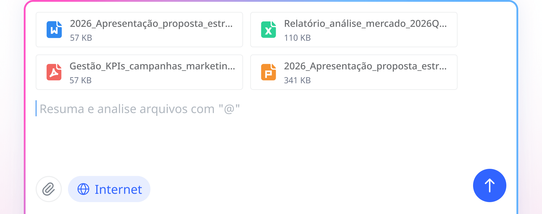Analise várias reuniões em conjunto