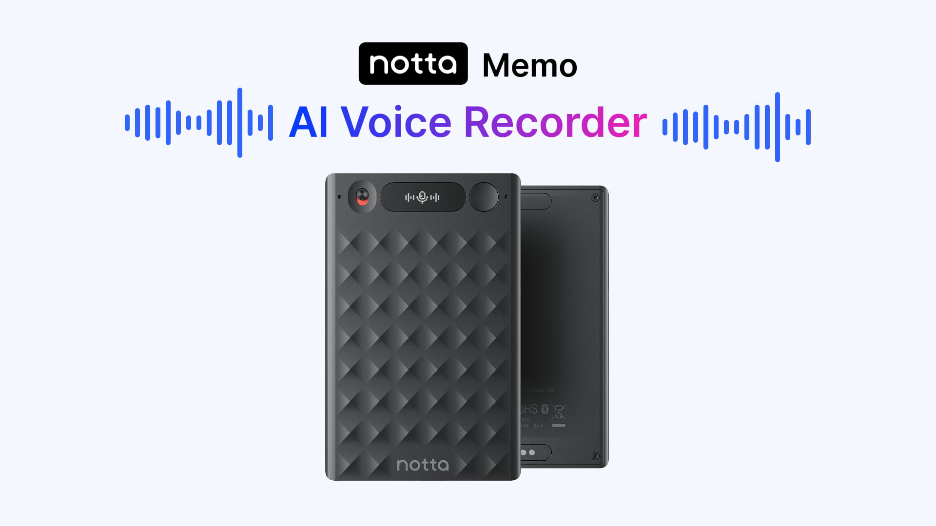 Notta Memo - The Ultimate Pocket-Sized All-in-One AI Voice Recorder