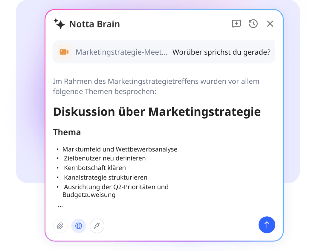 Meetinginhalte verfolgen, auch ohne teilzunehmen