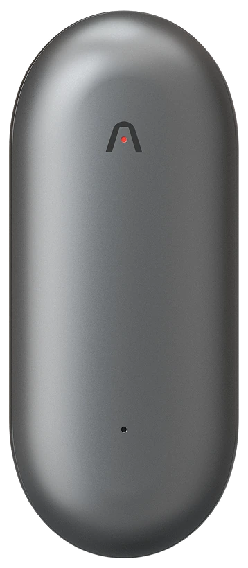 Original Plaud NotePin wearable recorder with its smooth front and microphone opening