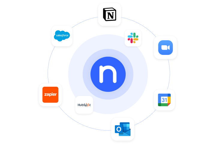 Nottaが対応する豊富な連携機能