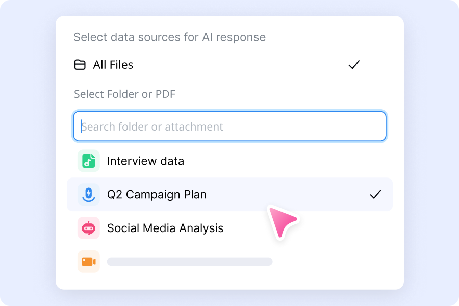 Get tailored meeting insights with AI prompts