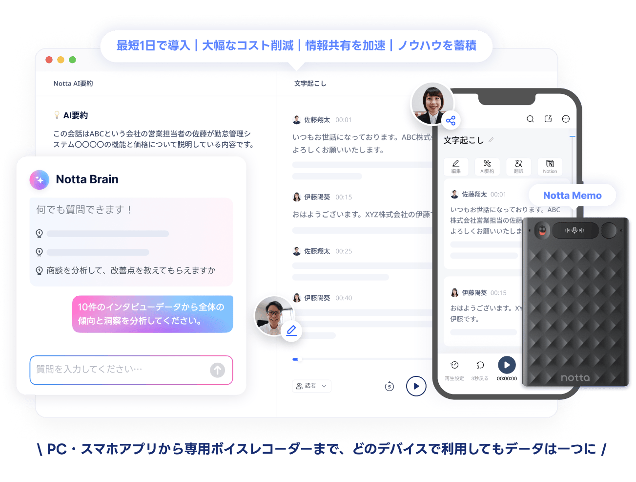 AI文字起こし・議事録作成