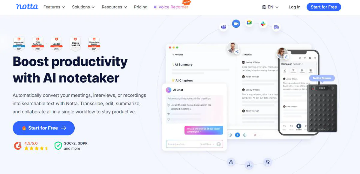 AI Note Taker for Teams | Free Microsoft Teams AI Note Taking