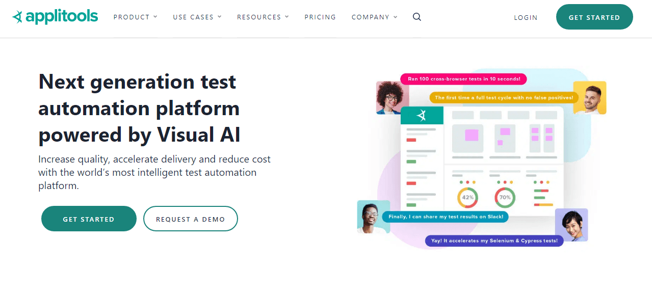 Applitools AI testing tool