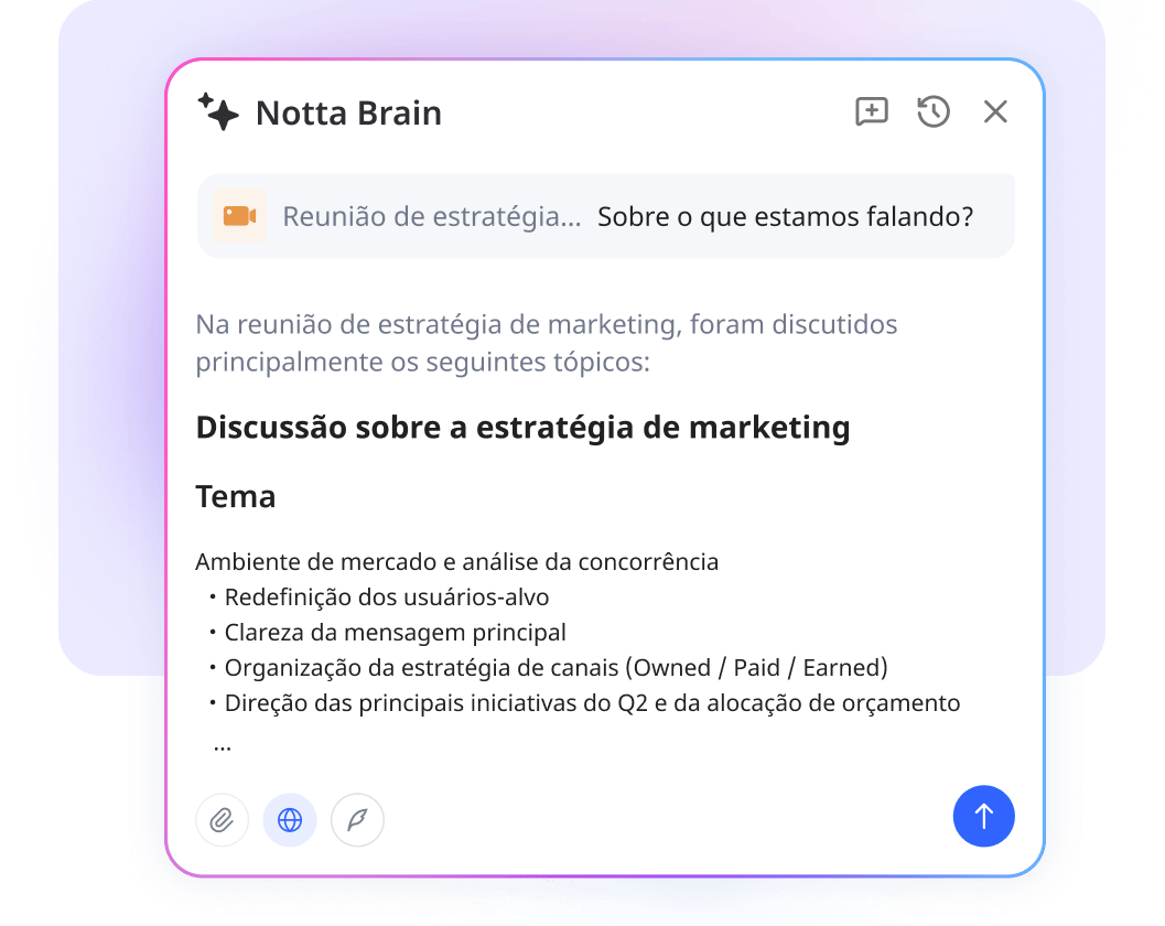 Acompanhe reuniões mesmo sem participar