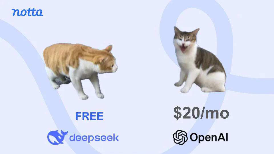 DeepSeek vs. OpenAI cover art