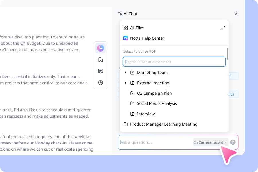 Generate AI notes