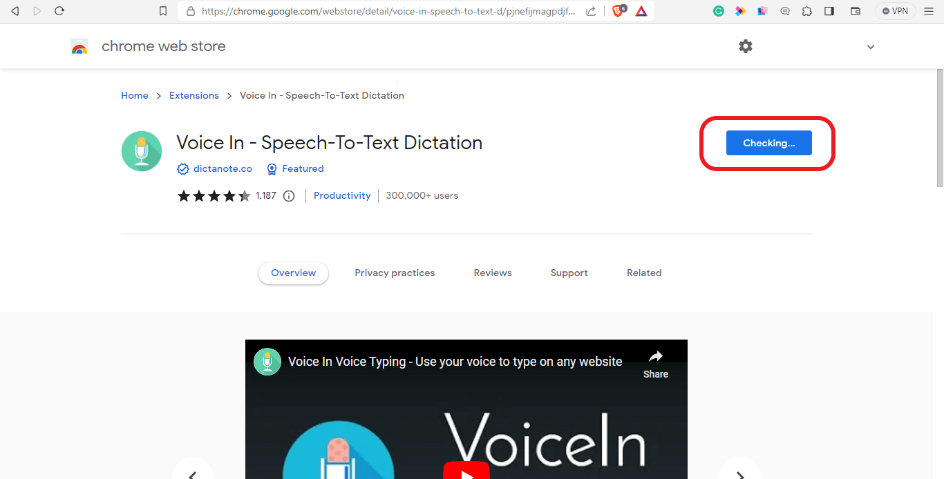 add voicein to browser
