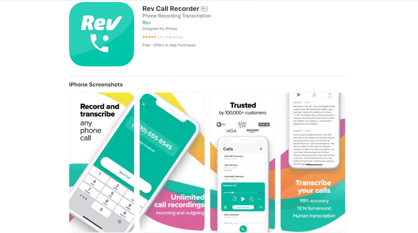 Rev Call Recorder