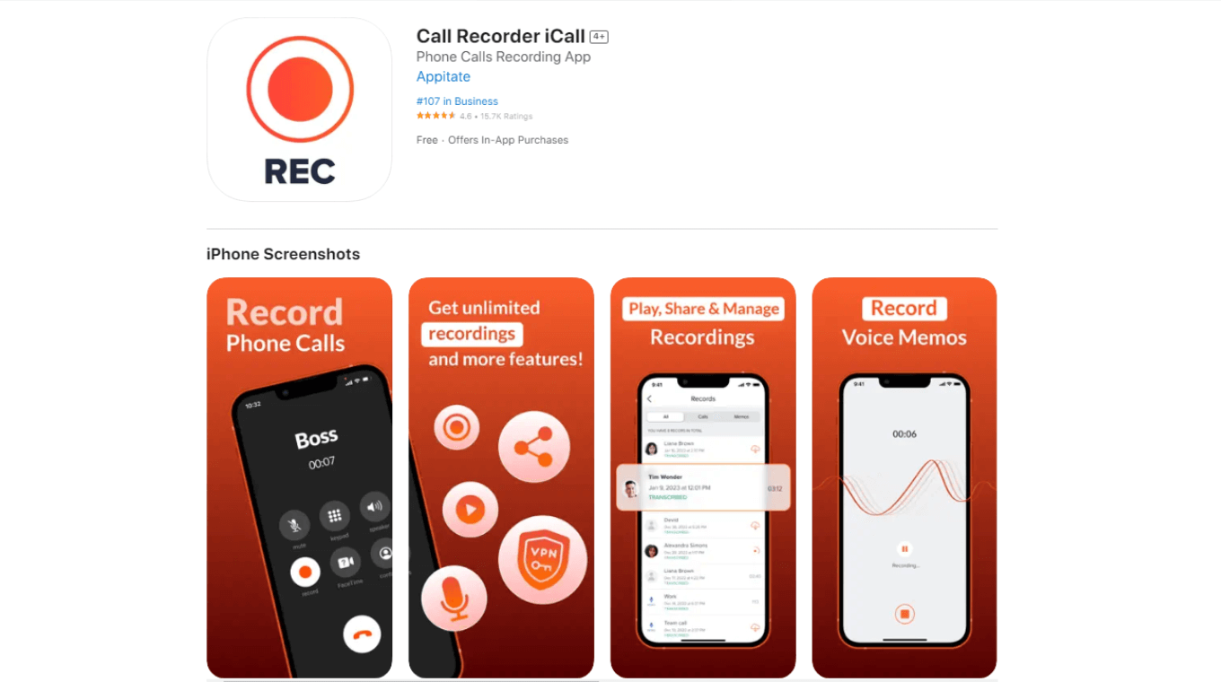 Call Recorder iCall