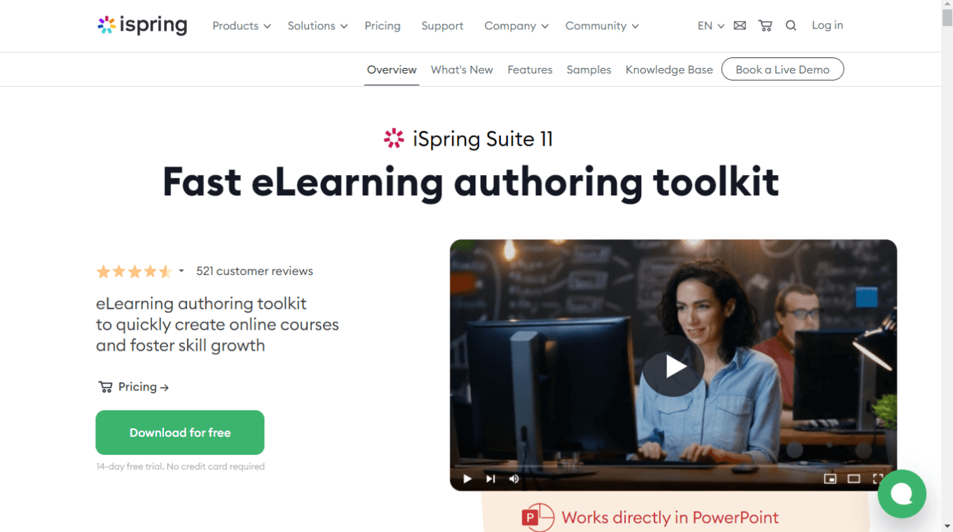 iSpring Suite for educators and course creators