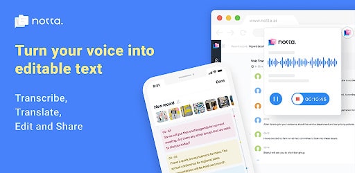 best speech to text app for hearing impaired Notta