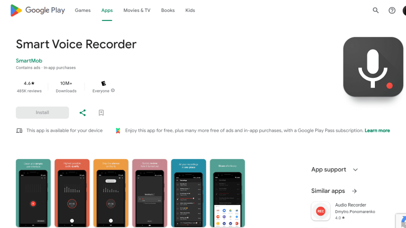 Smart Voice Recorder for Android