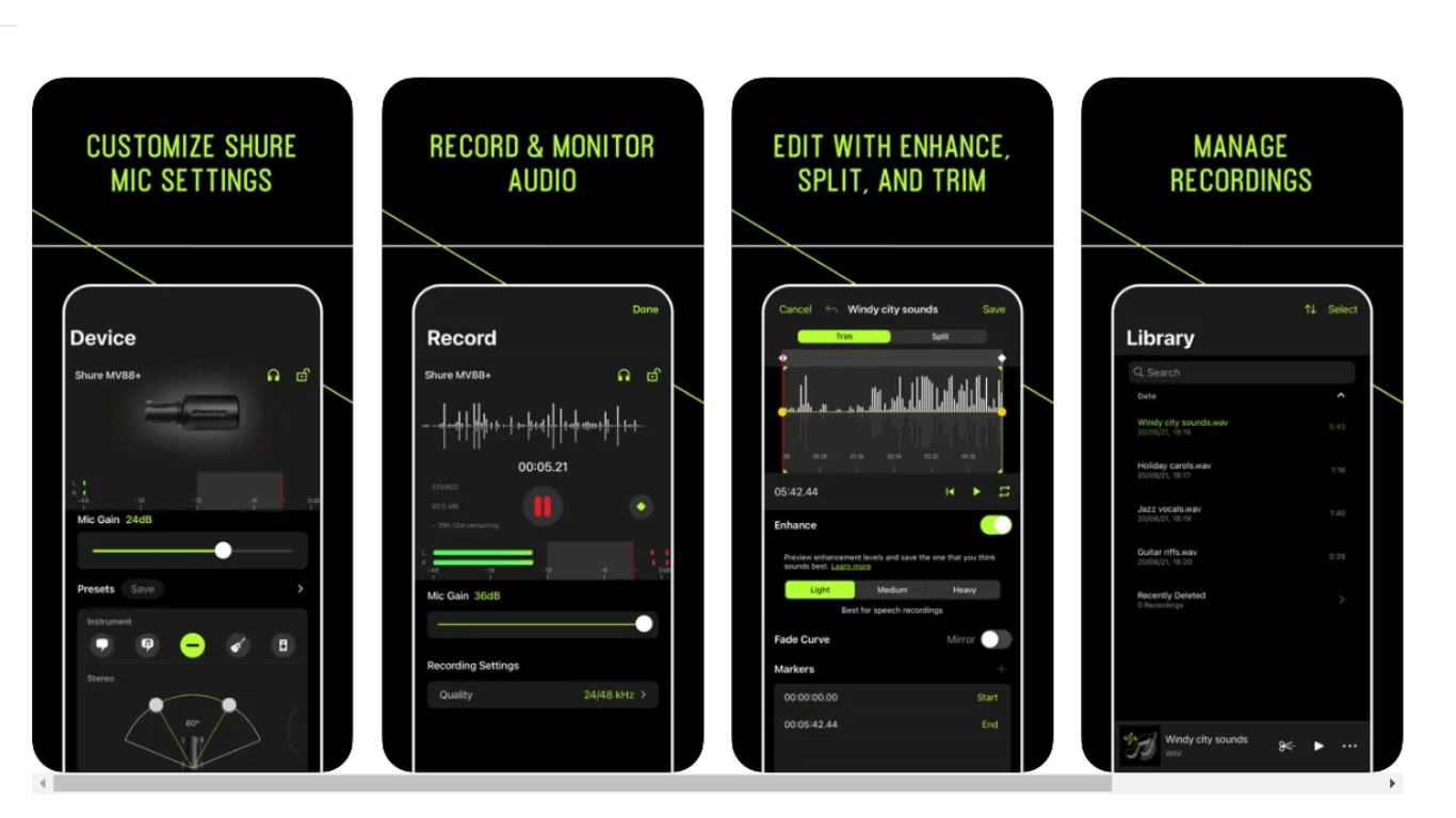 ShurePlus MOTIV voice recorder