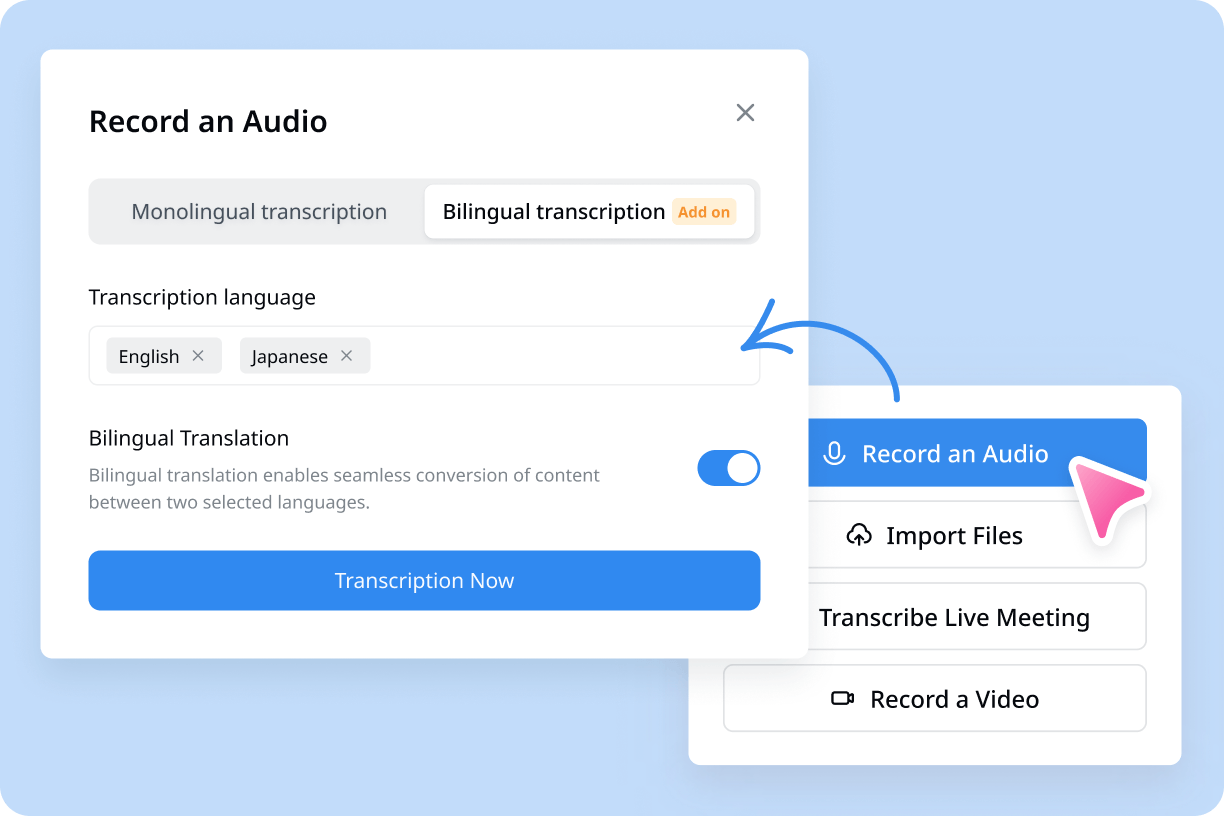 Transcribe your meeting