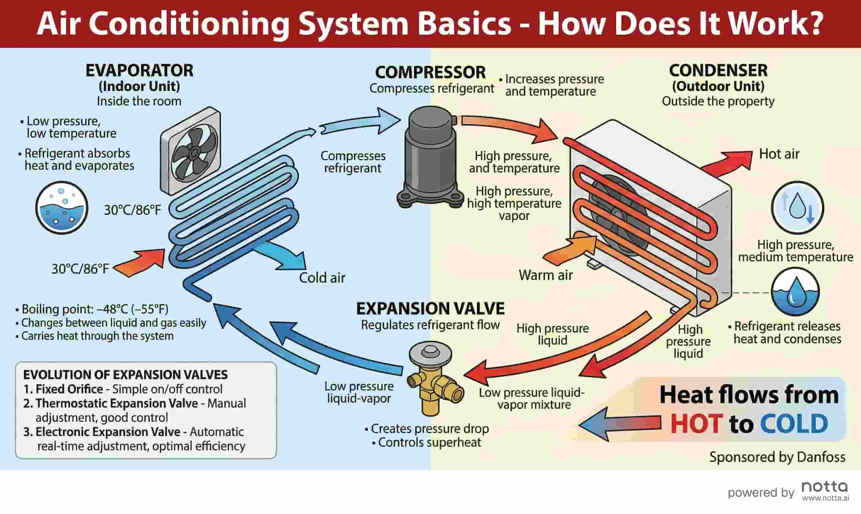 Basisprincipes van het airconditioningsysteem