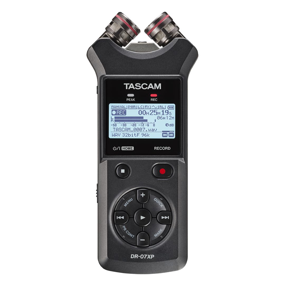DR-07XP 32ビットフロート対応ステレオレコーダー