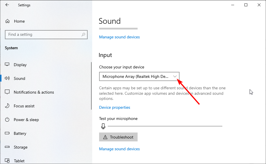 choose your win10 windows speech