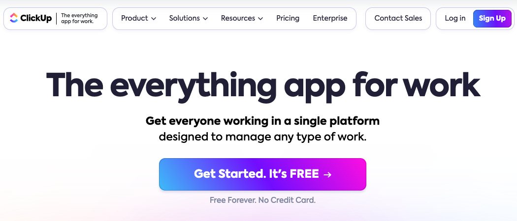 Clickup software