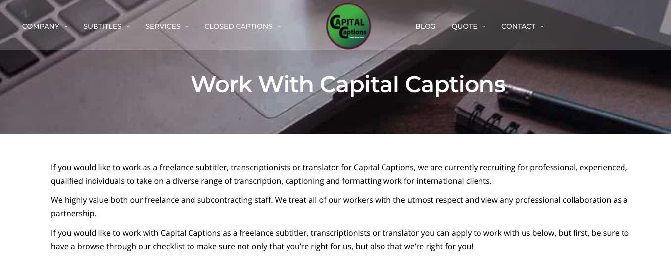 Capital Captions