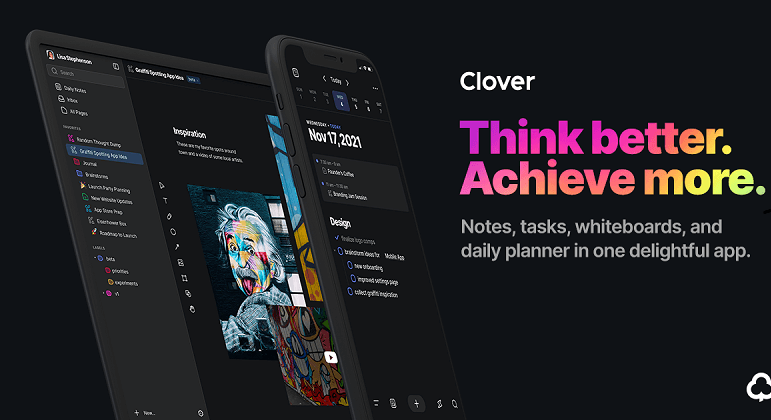 Clover homepage