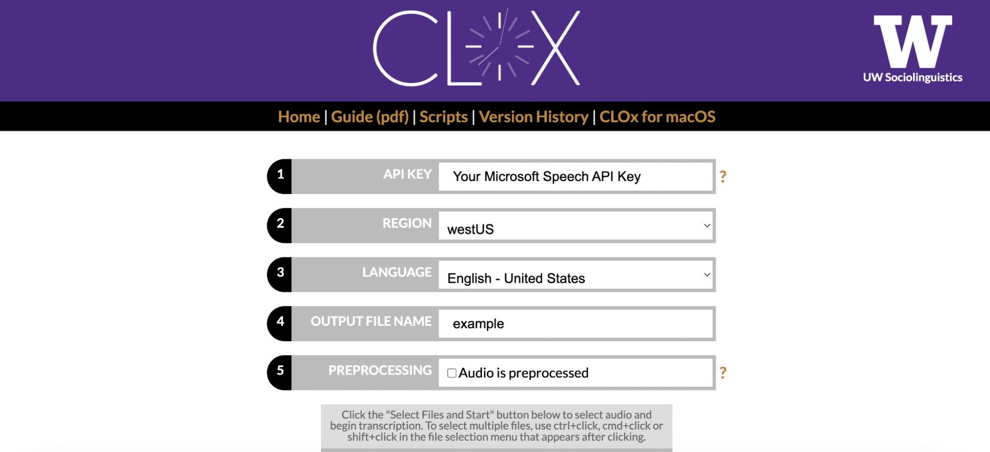 CLOX best free mac transcription software for sociolinguistic interviews