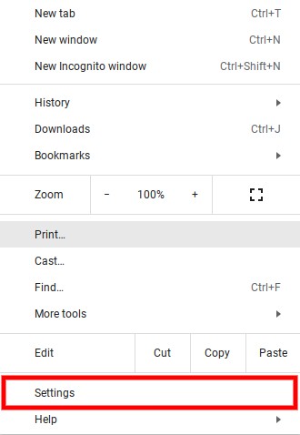 customize and control Google Chrome setting