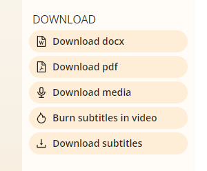 Download your transcript