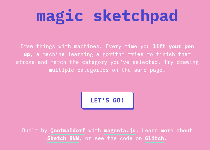 Draw a doodle and Magic Sketchpad completes is using AI