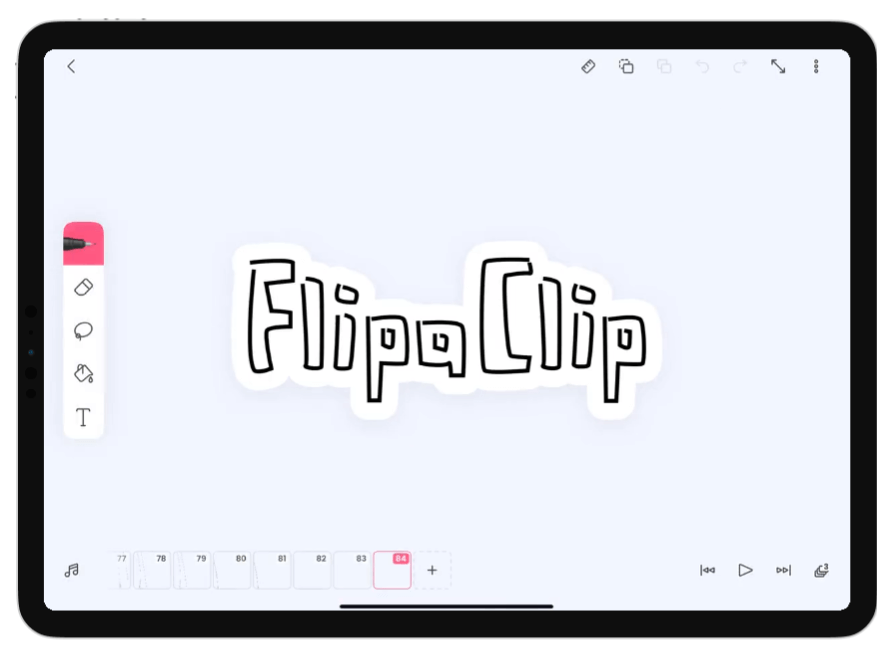 Draw animations, frame by frame with Flipaclip