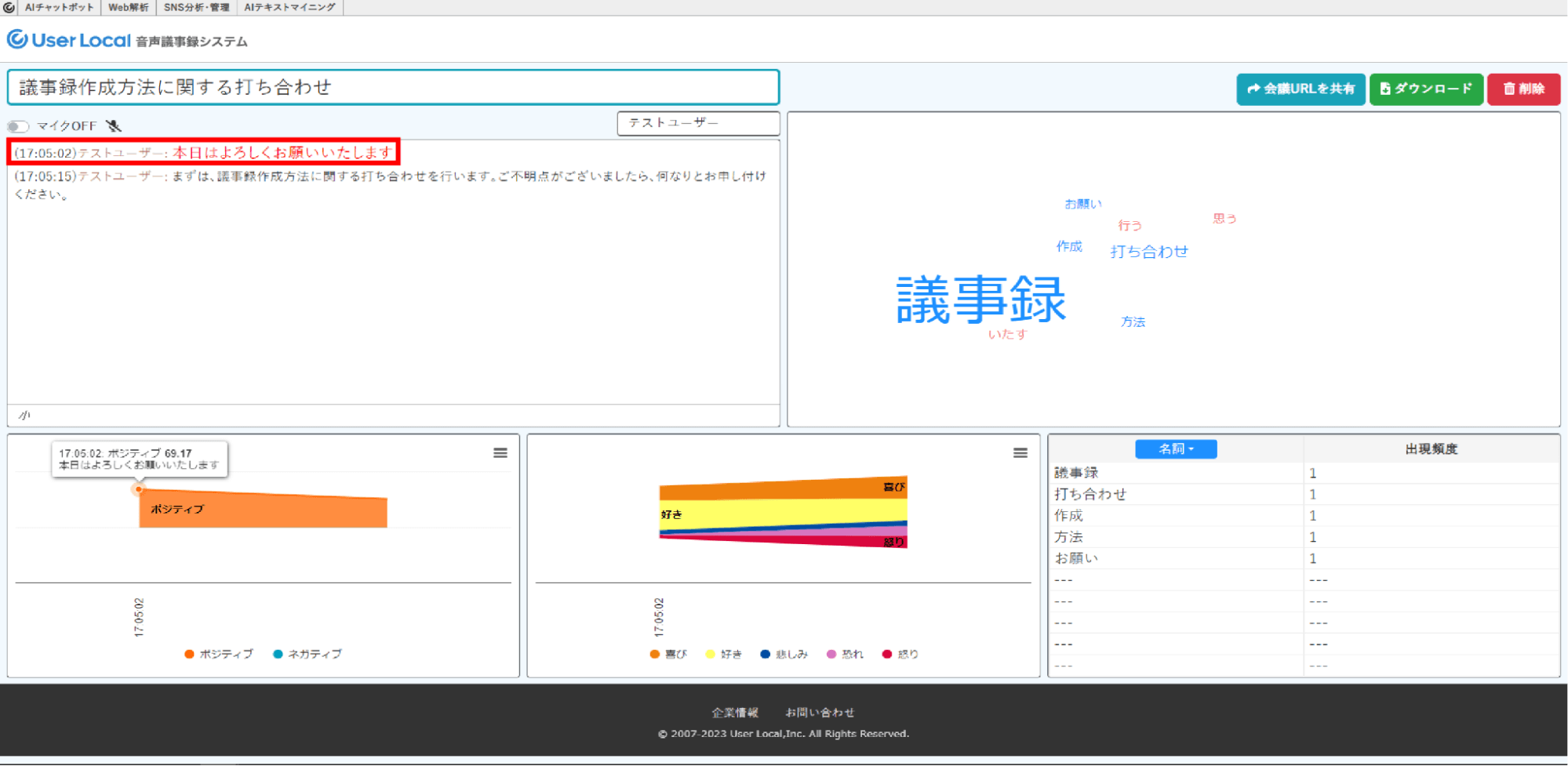 感情認識