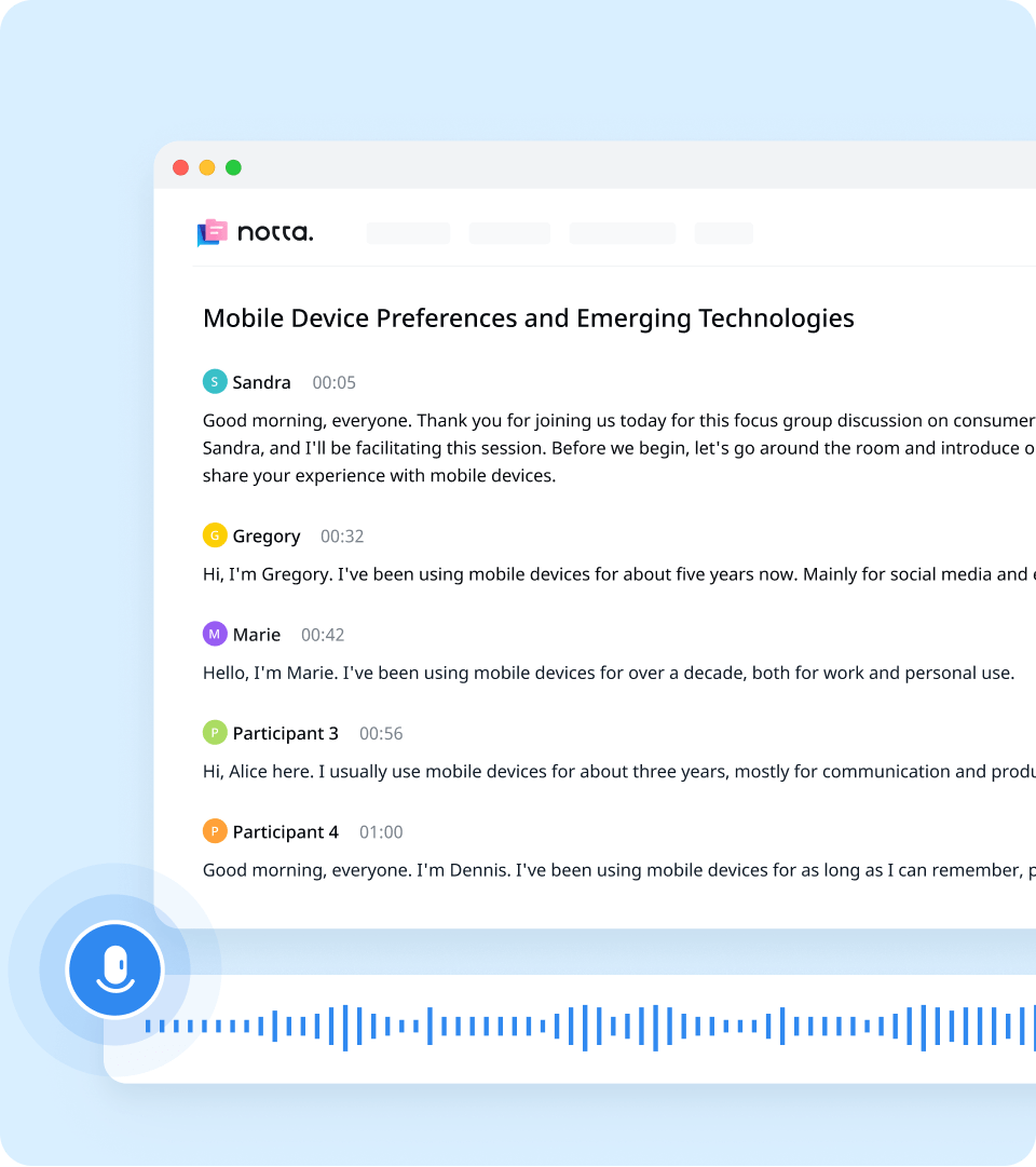 audio to text steps