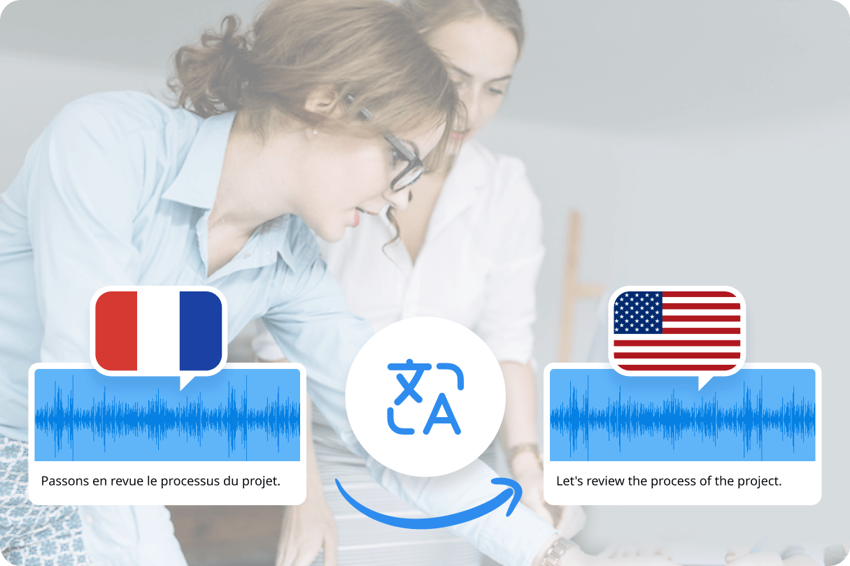 Translate French Audio to English