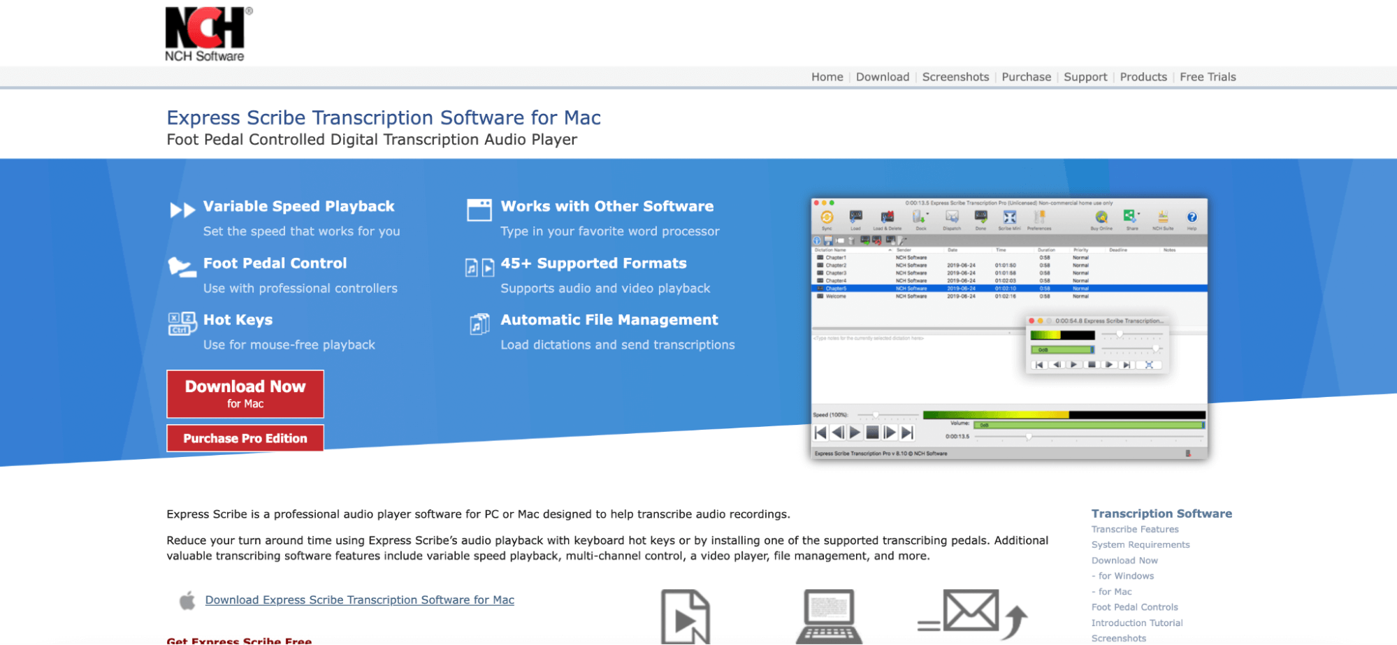 express-scribe-best-transcription software with foot control pedal services