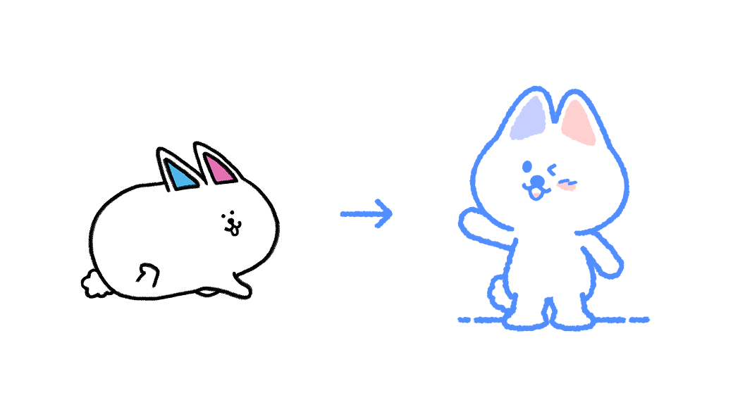 新旧Nottaくんキャラクターの比較