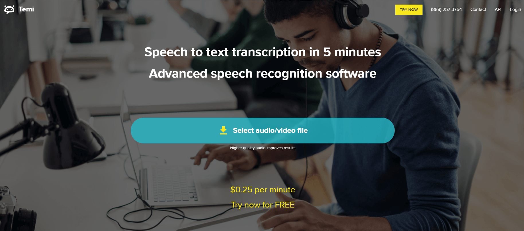 Fast automatic transcripts with Temi