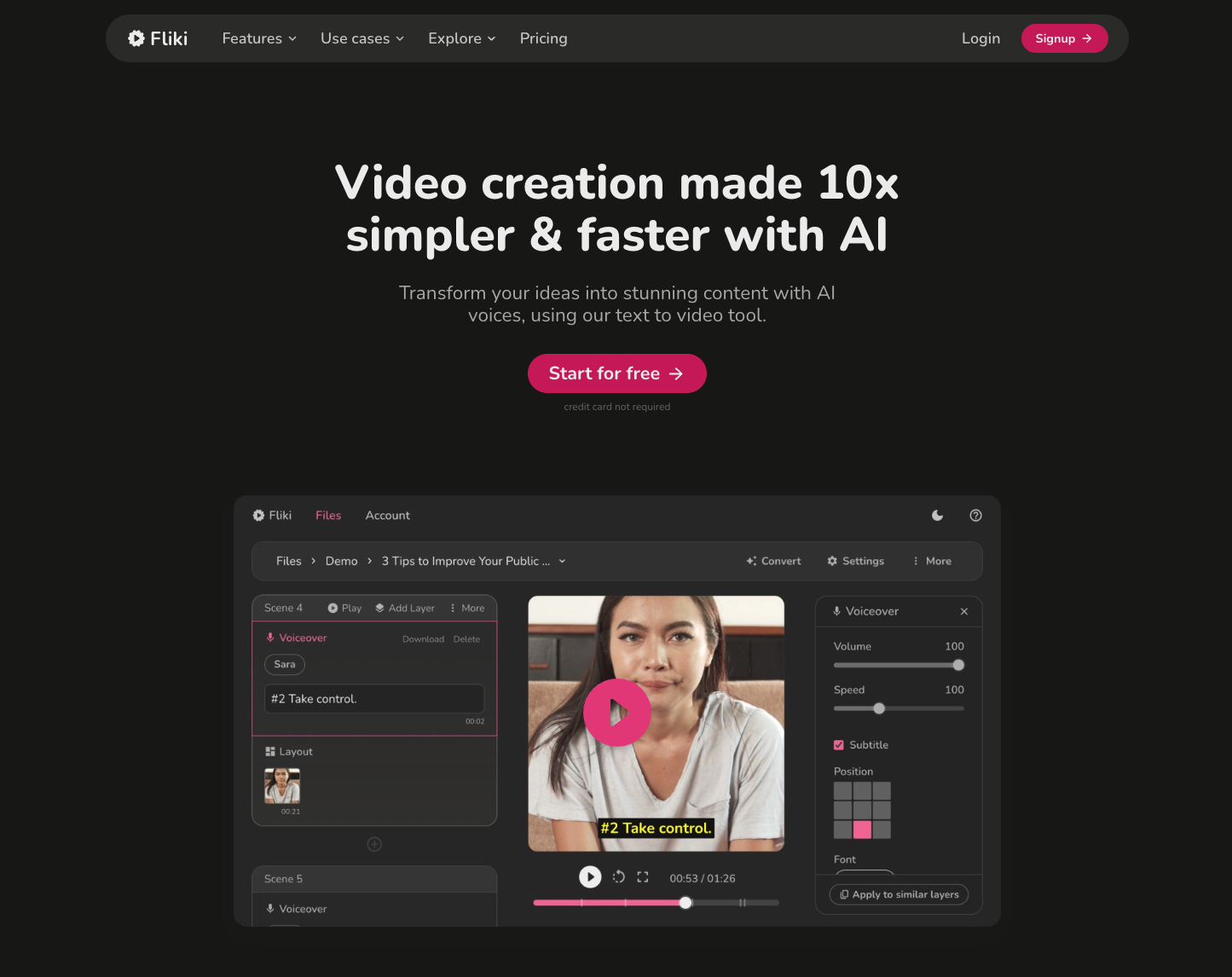 Fliki’s official video to show you how their video creation tool works