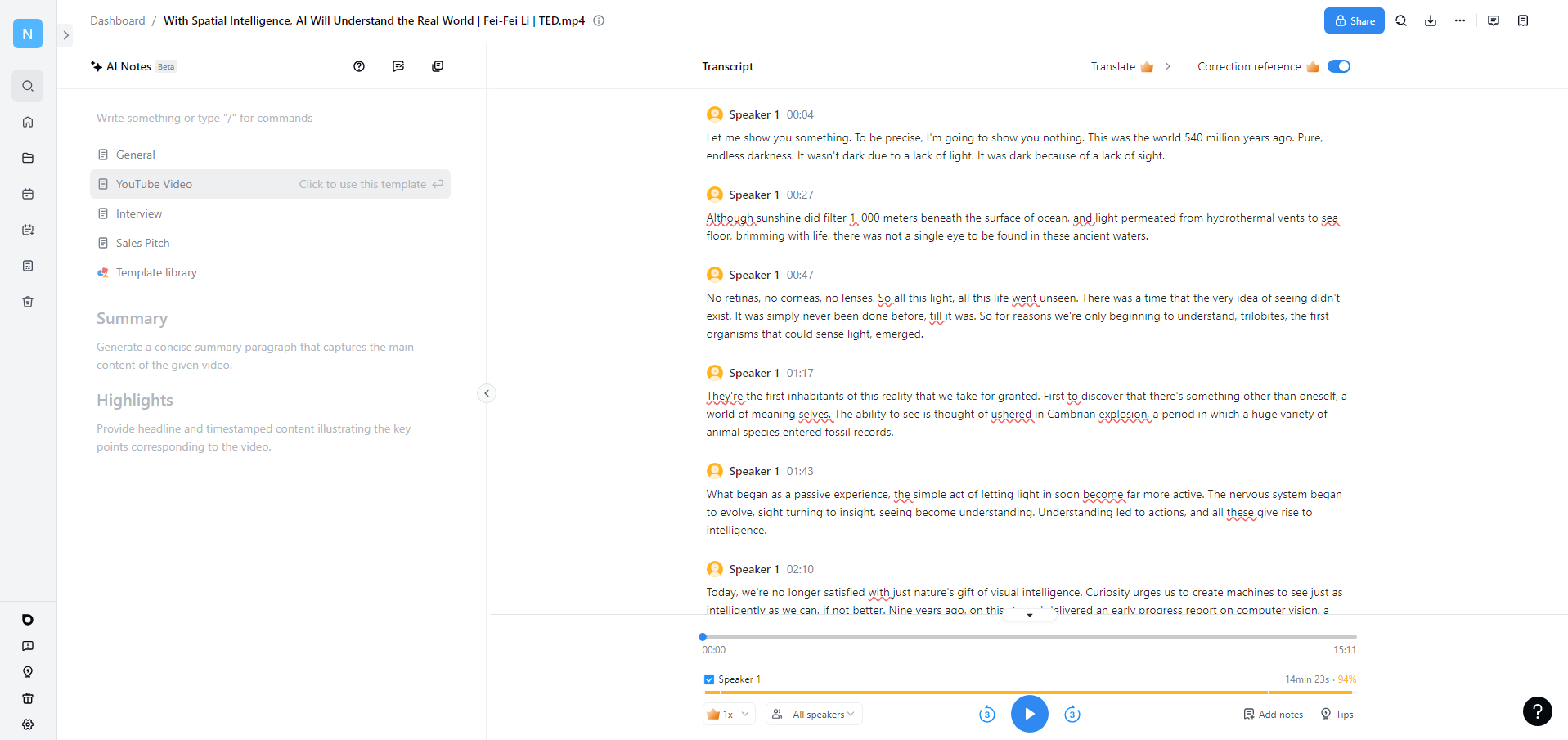 get accurate YouTube transcripts