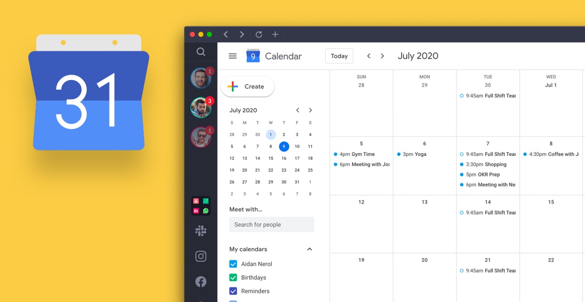 Google Calendar Extensions & Add-ons