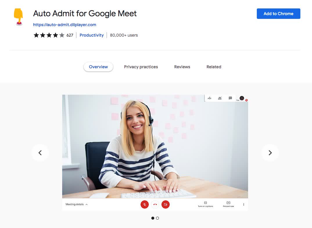 Auto Admit for Google Meet