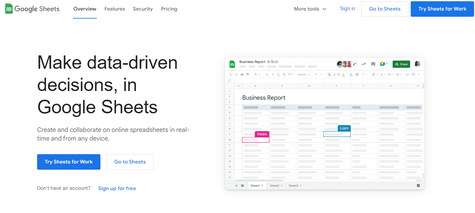 Google Sheets is an unconventional tool to write your book