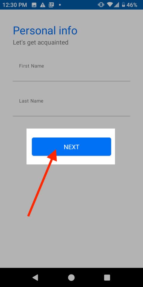 Enter your information and click ‘NEXT’