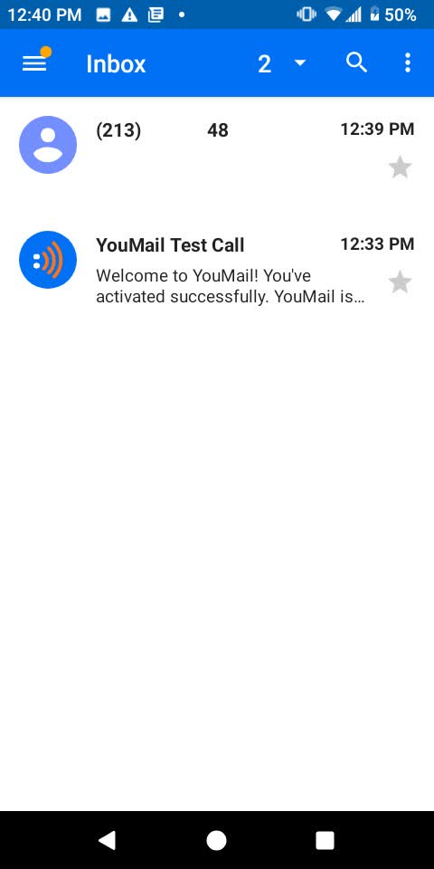 Open the YouMail app
