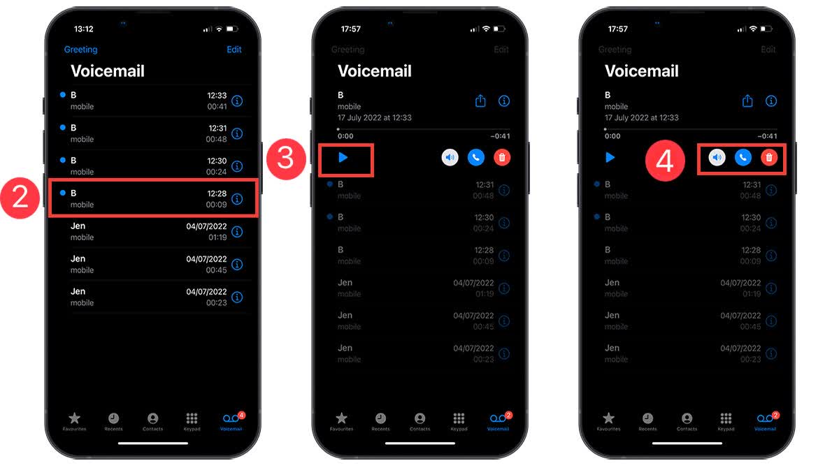 Check Voicemail on iPhone