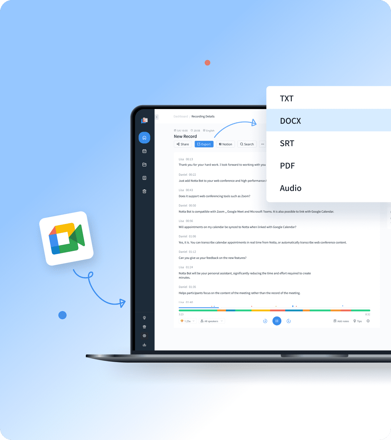 1. 라이브 텍스트로 Google Meet 단계