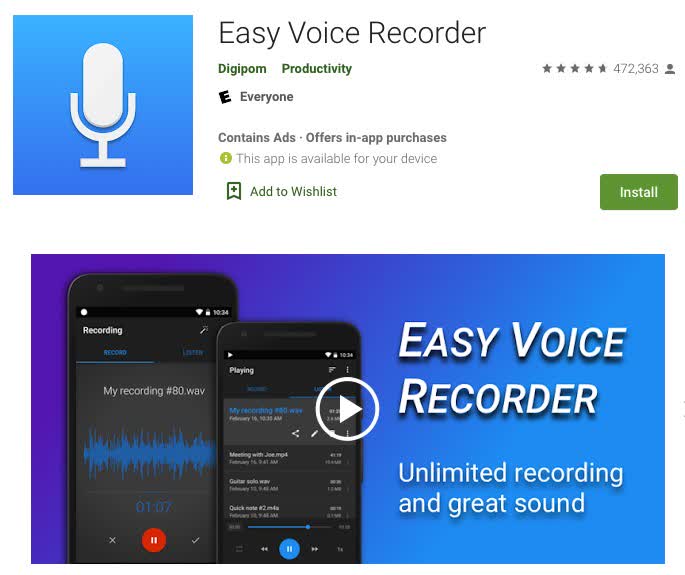 Easy Voice Recorder