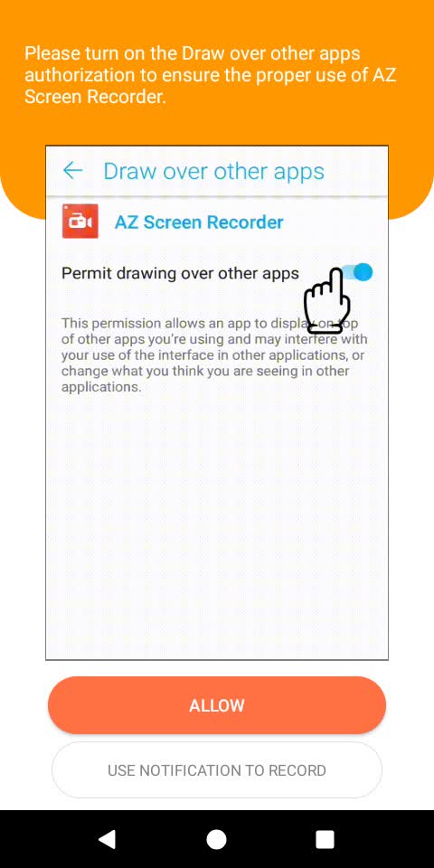 Open AZ Screen Recorder